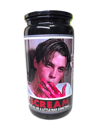 Image 1 of Husbands of Horror 16oz plastic can cup with lid