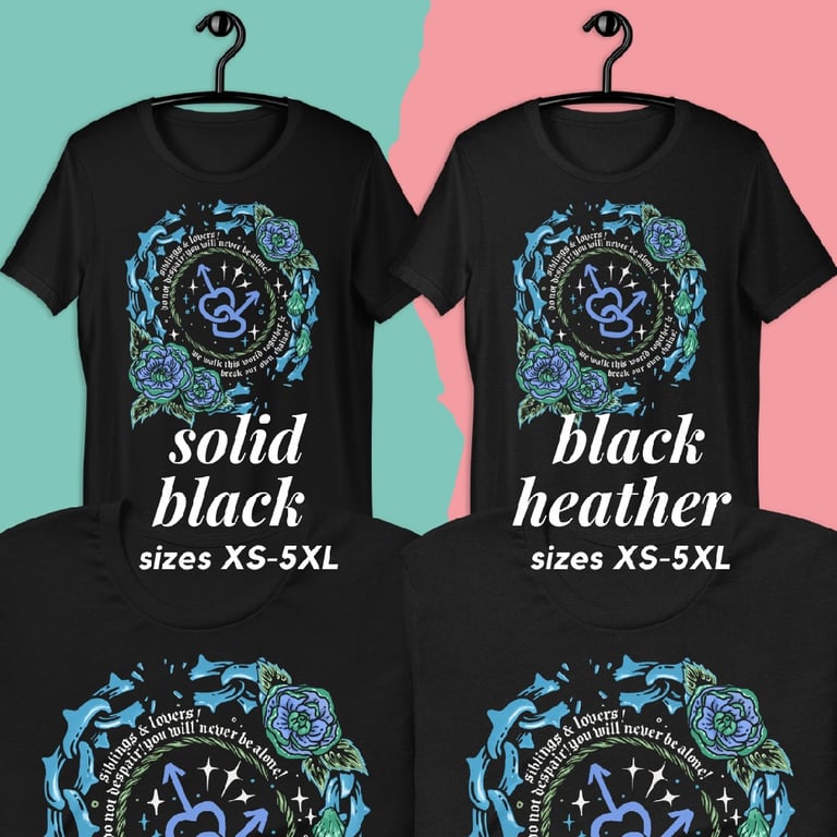 Gay Siblings & Lovers Printed Tee Image 3