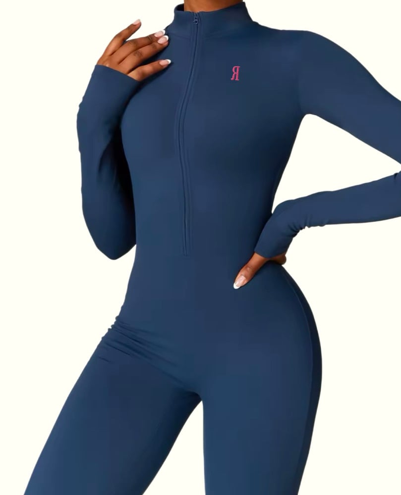 Image of NAVY BODY SUIT (LONG)