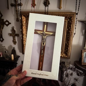 Image of Vintage Funeral Crucifix 
