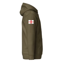 Image 23 of Unisex Hoodie Three Lions Back