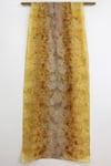 Soft Autumn Light - ecoprint and plant dyed silk scarf