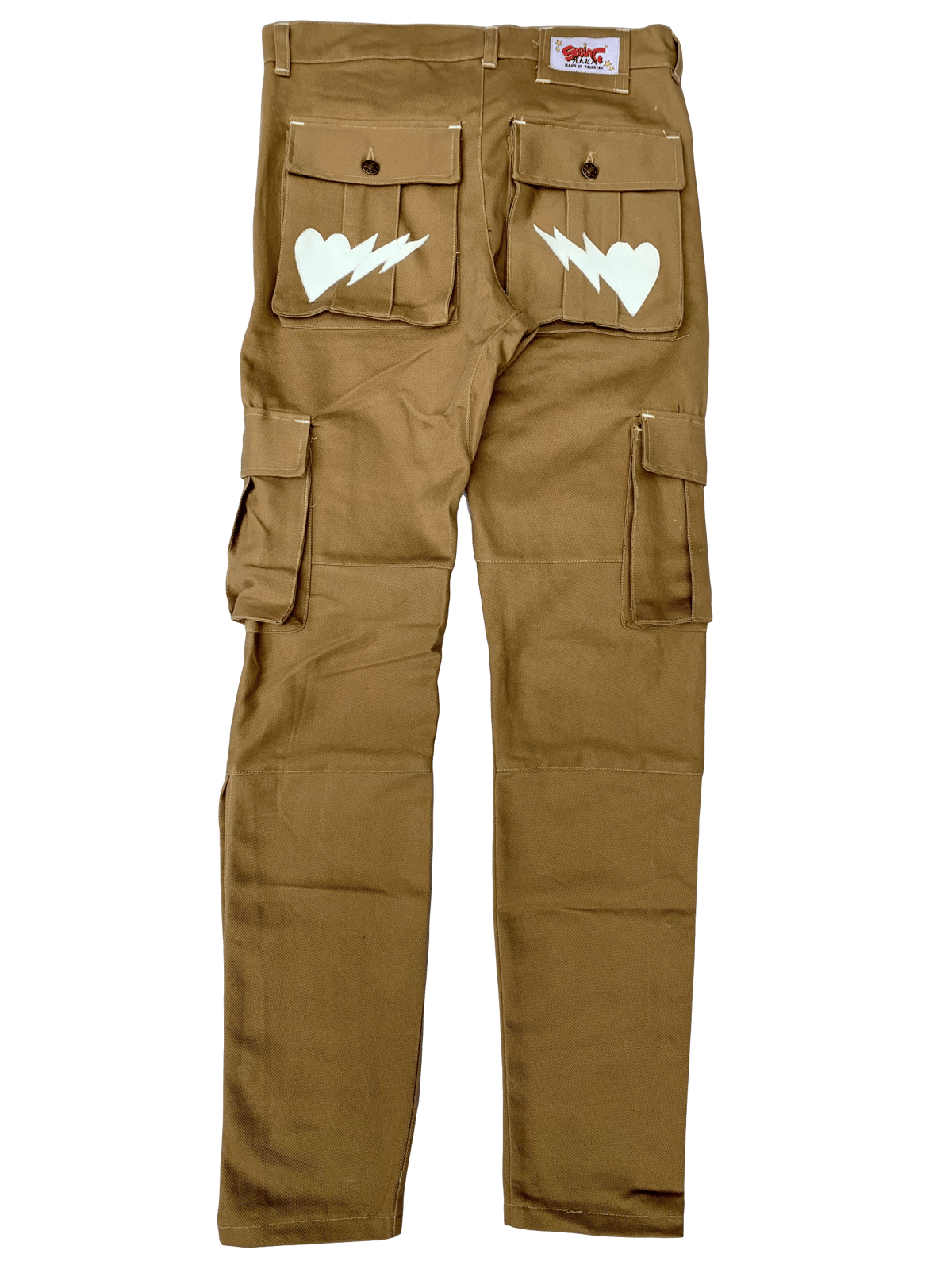 snap cargo pants mens