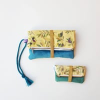 Image 4 of MAXI CARTERA OLEA vainilla y celeste