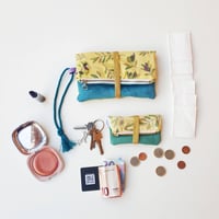 Image 1 of MAXI CARTERA OLEA vainilla y celeste