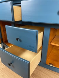 Image 5 of Blue Painted SIDEBOARD / BUFFET / TV UNIT.