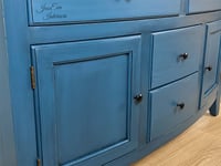 Image 4 of Blue Painted SIDEBOARD / BUFFET / TV UNIT.
