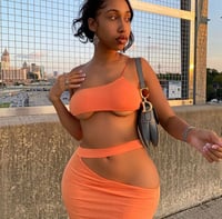 Image 1 of "Sexy Slit" Two Piece Set