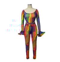 Image 3 of "Rainbow Bunny" Two Piece Set 