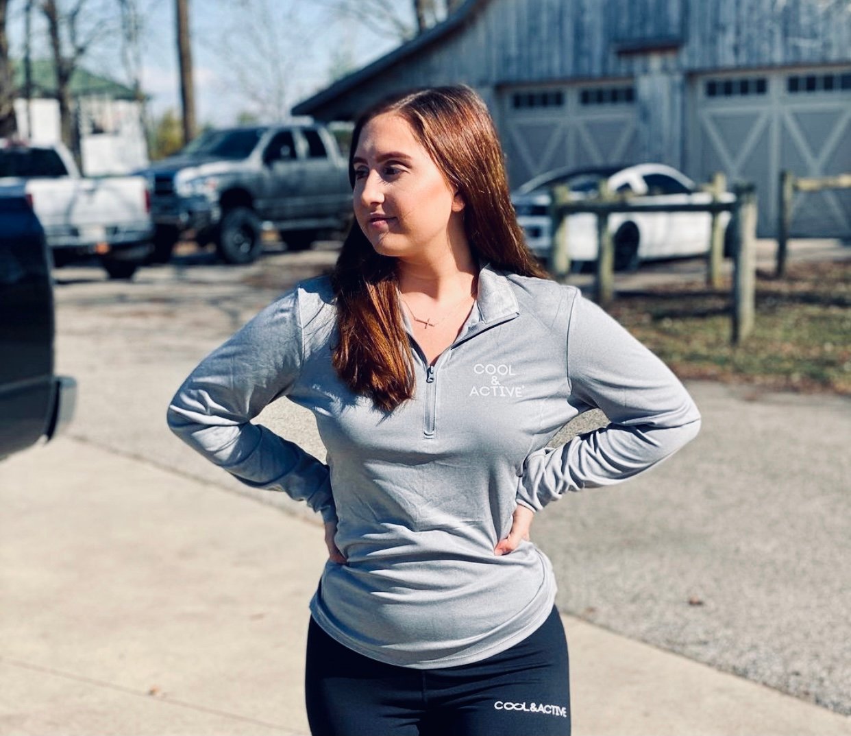 Image of COOL & ACTIVE Ladies Endeavor 1/4-Zip Pullover