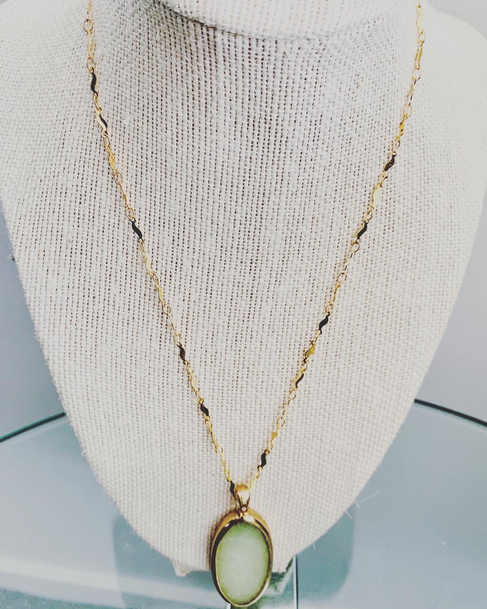 Image of Sea green necklace 