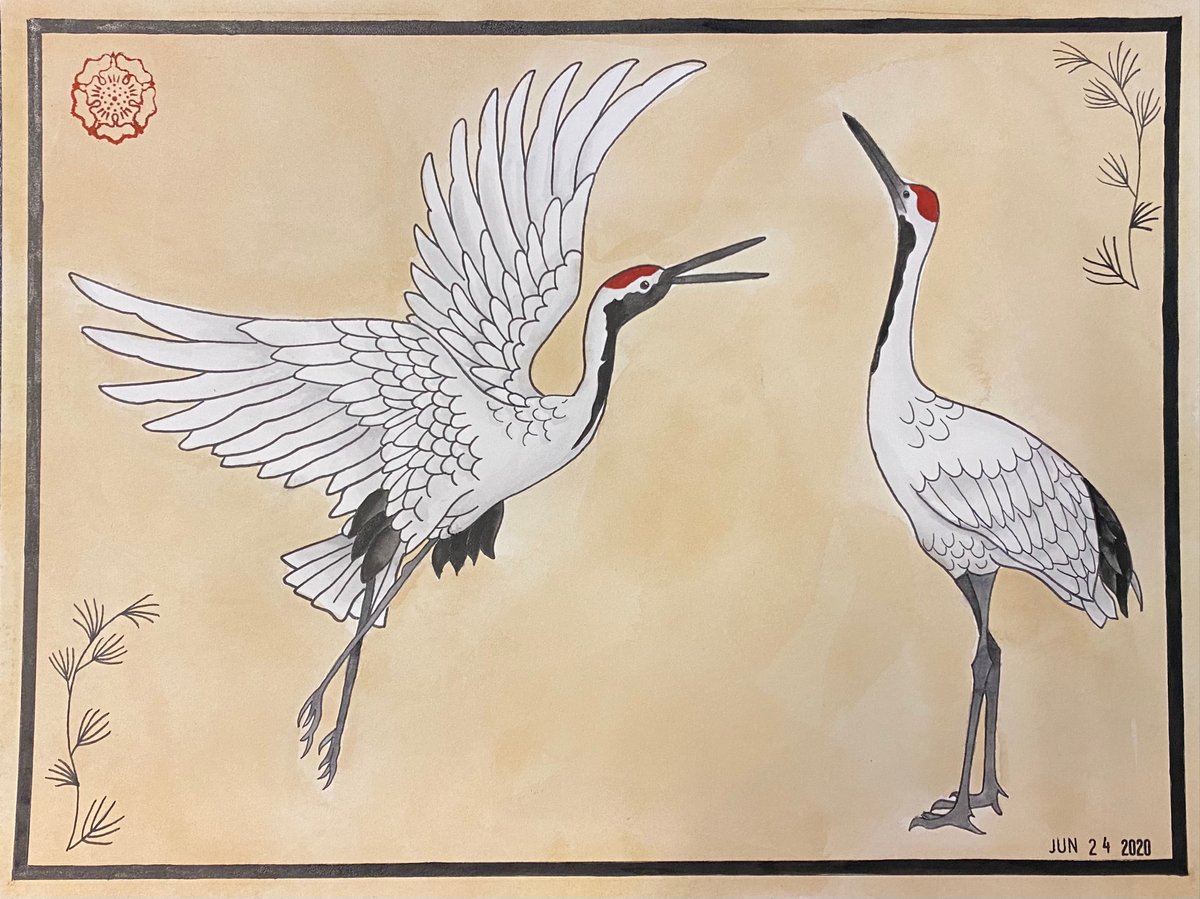 Japanese cranes