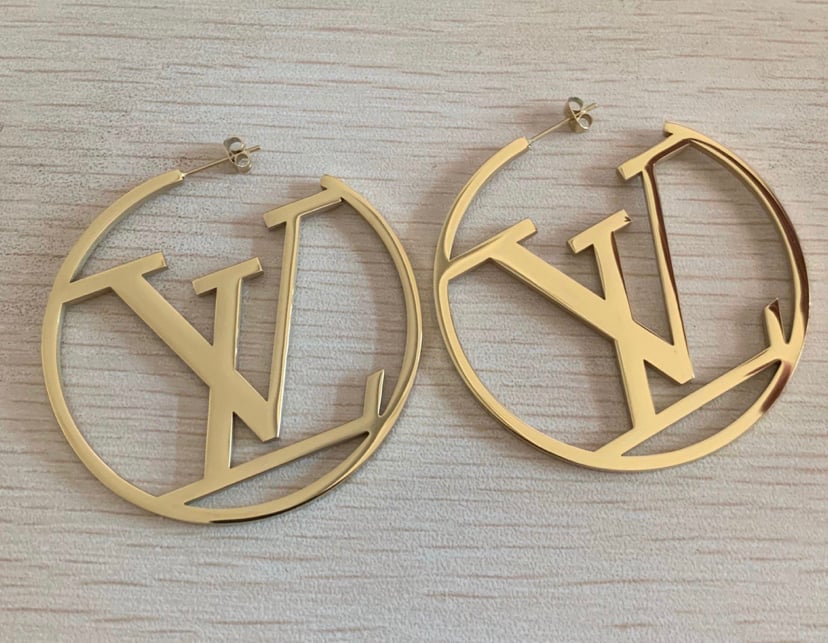 LV earings from dhgate 💛