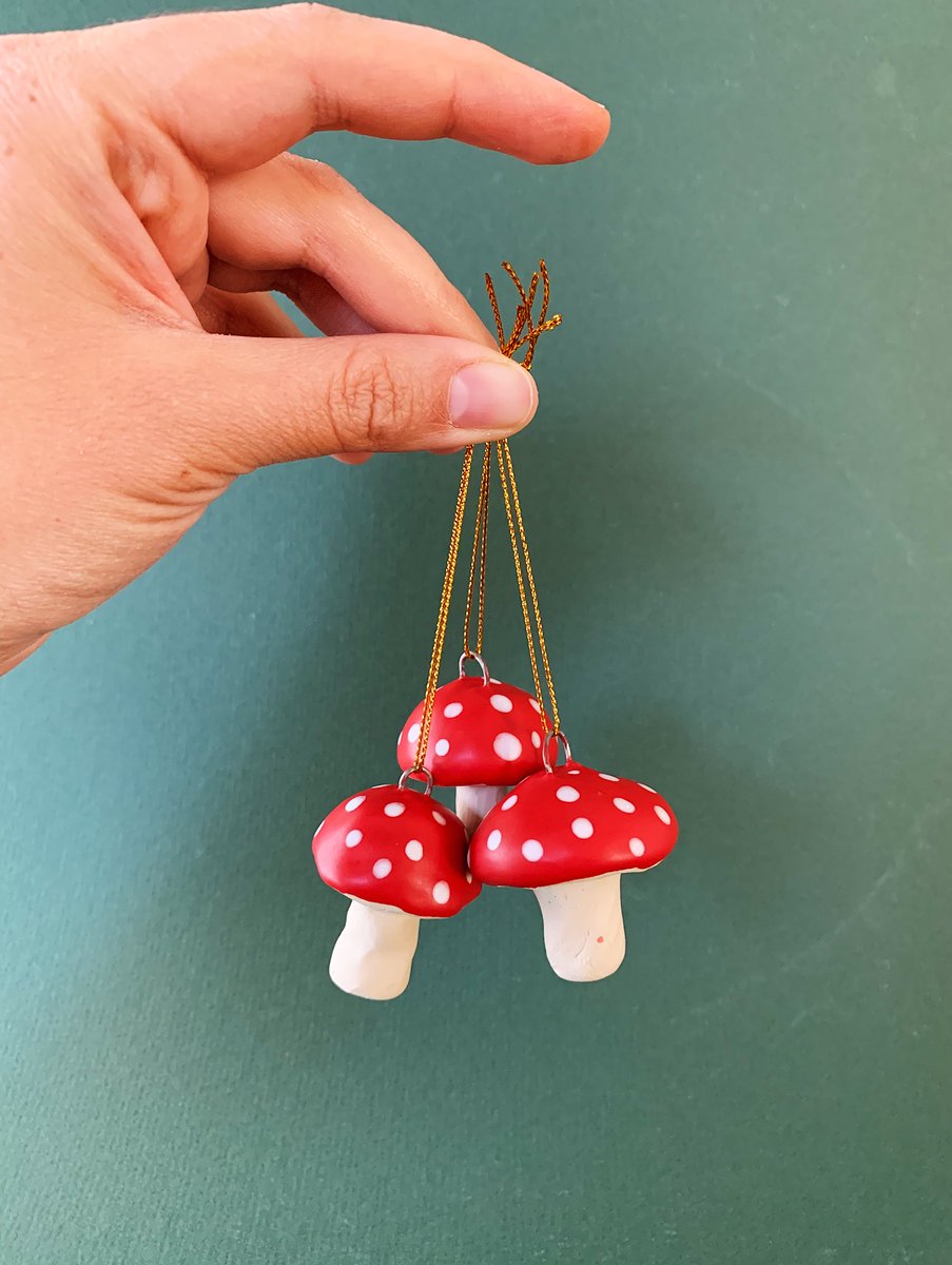 DIGITAL DOWNLOAD Stabby Mushroom Bookmark Ornament Gift Tag – Off