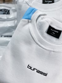 Image 3 of Blue Dip Dye Raglan Crewneck