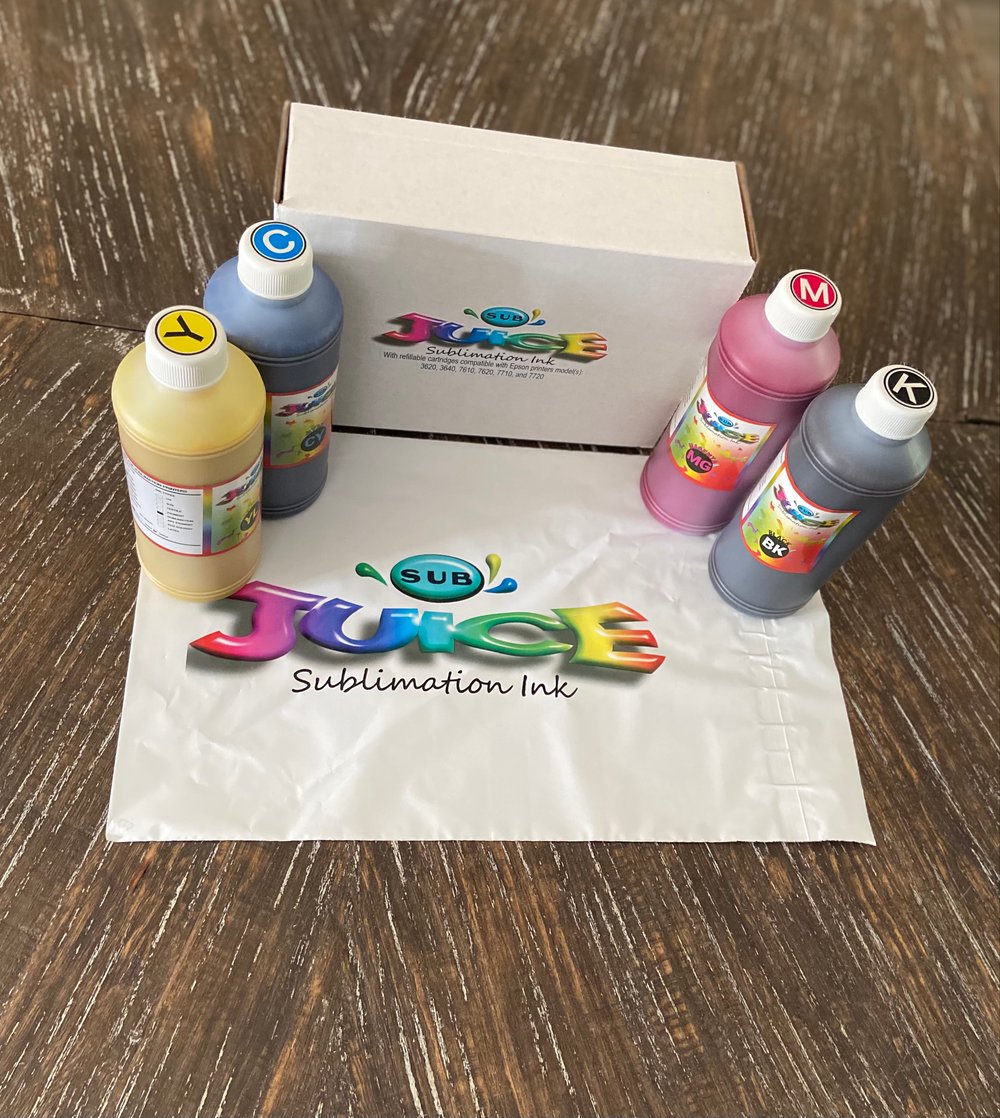 (Pre-Order) All Four Colors SubJuice Sublimation Ink