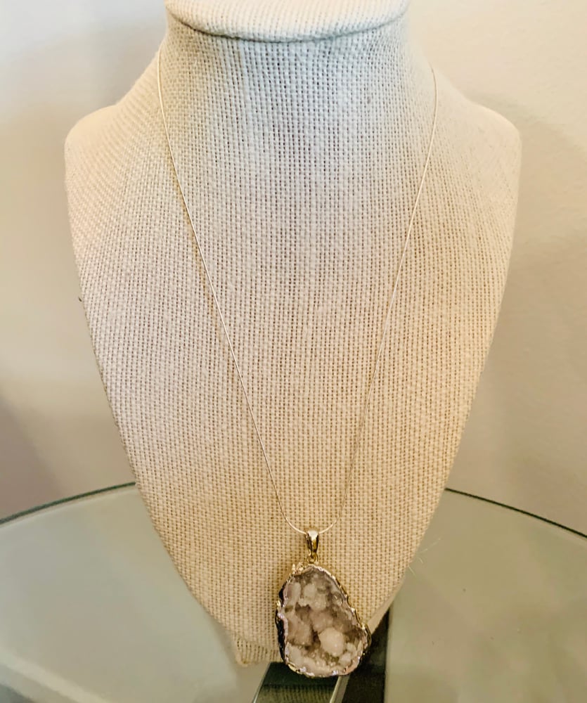 Image of Stone Pendant Necklace