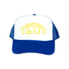 YKTFV Varsity Trucker Hat (Blue)