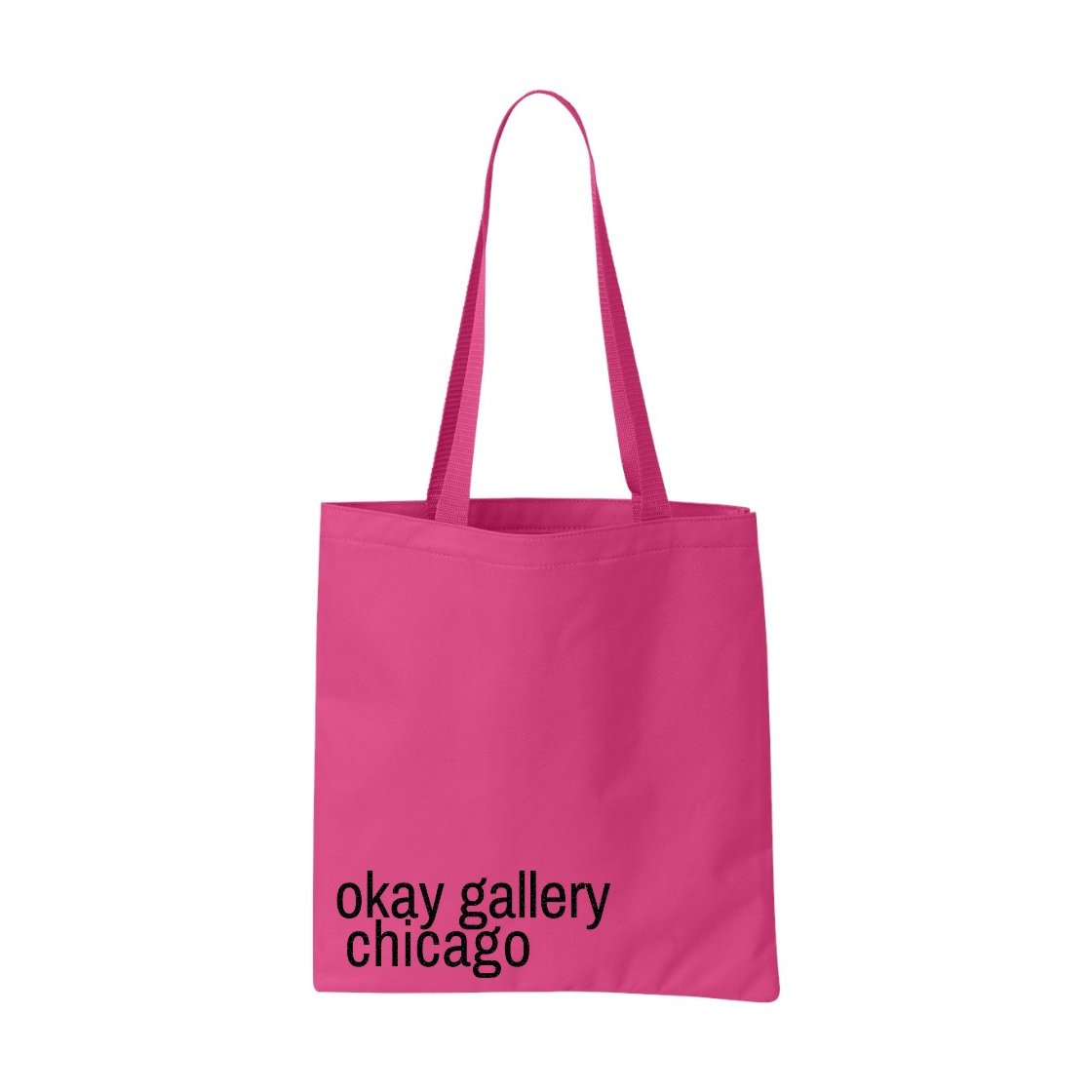 Image of okay gallery chicago Classic Tote Bag Pink