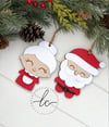 Santa & Mrs. Claus SVG Laser Digital File