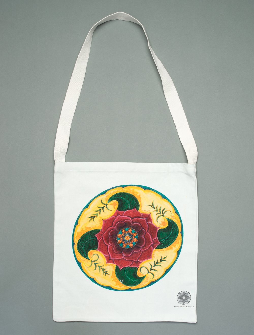 Image of Mehndi Rose mandala tote bag