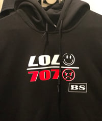 LAUGH OUT LOUD/ 707 T-SHIRT $20/ HOODIE $40