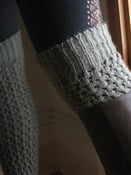 Image of hand knit legwarmer & arm warmers 2 in 1