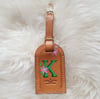 Made to Order - Customised Letter Vintage Louis Vuitton Luggage Tag 
