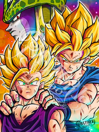 Goku y Gohan