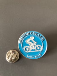 Image 1 of Heaton Cycles enamel badge