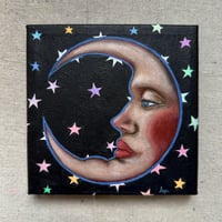 Image 1 of Miss Moon 6x6”