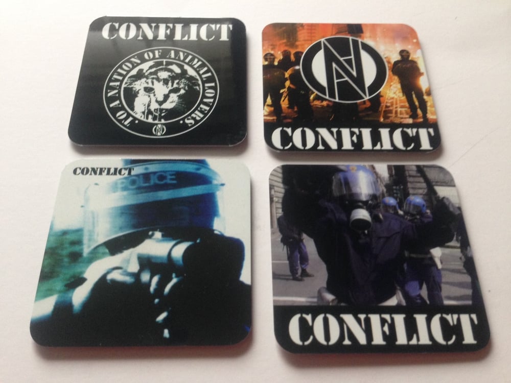 Image of CONFLICT Fridge Magnets