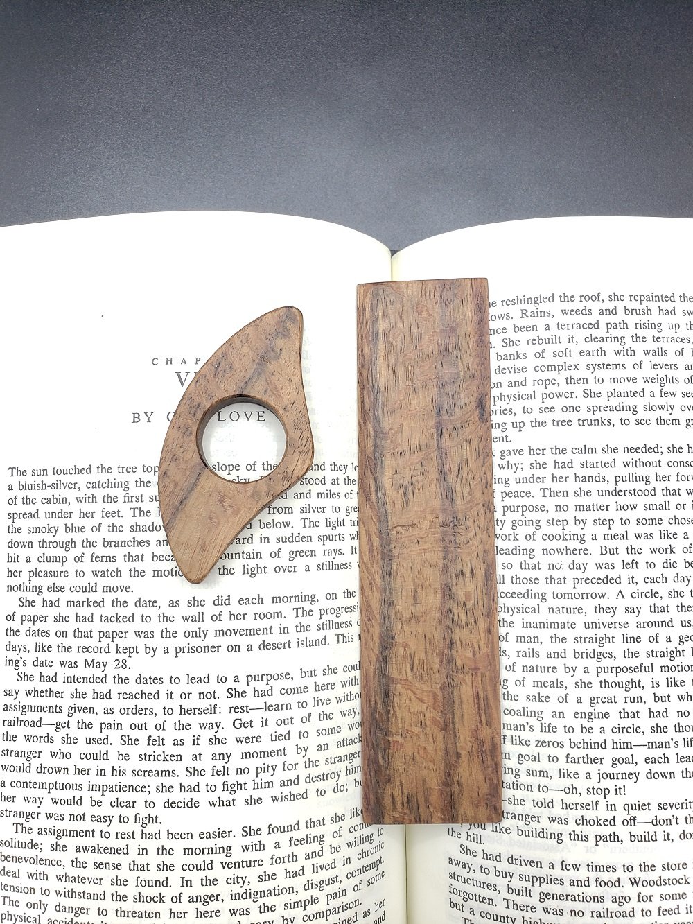 Image of Highly Figured Red Oak Reader Set #2