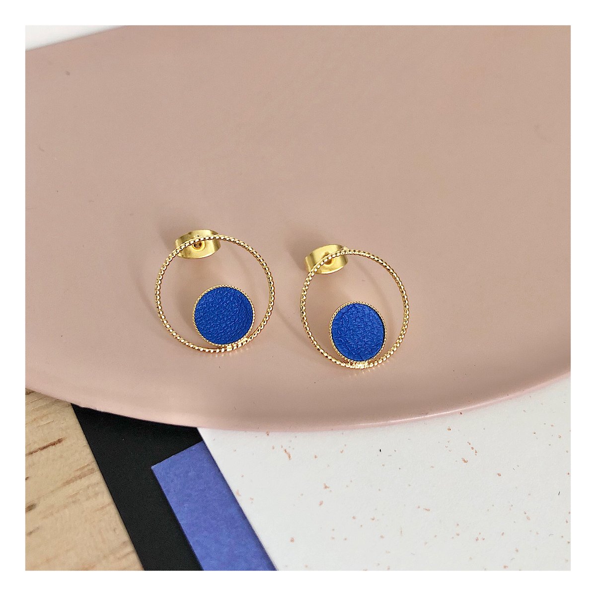 Boucles d'oreilles puces Esmée #2