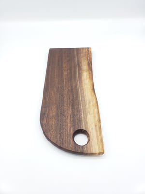 Image of Live Edge Walnut Picnic Board #1