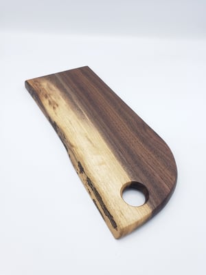 Image of Live Edge Walnut Picnic Board #1