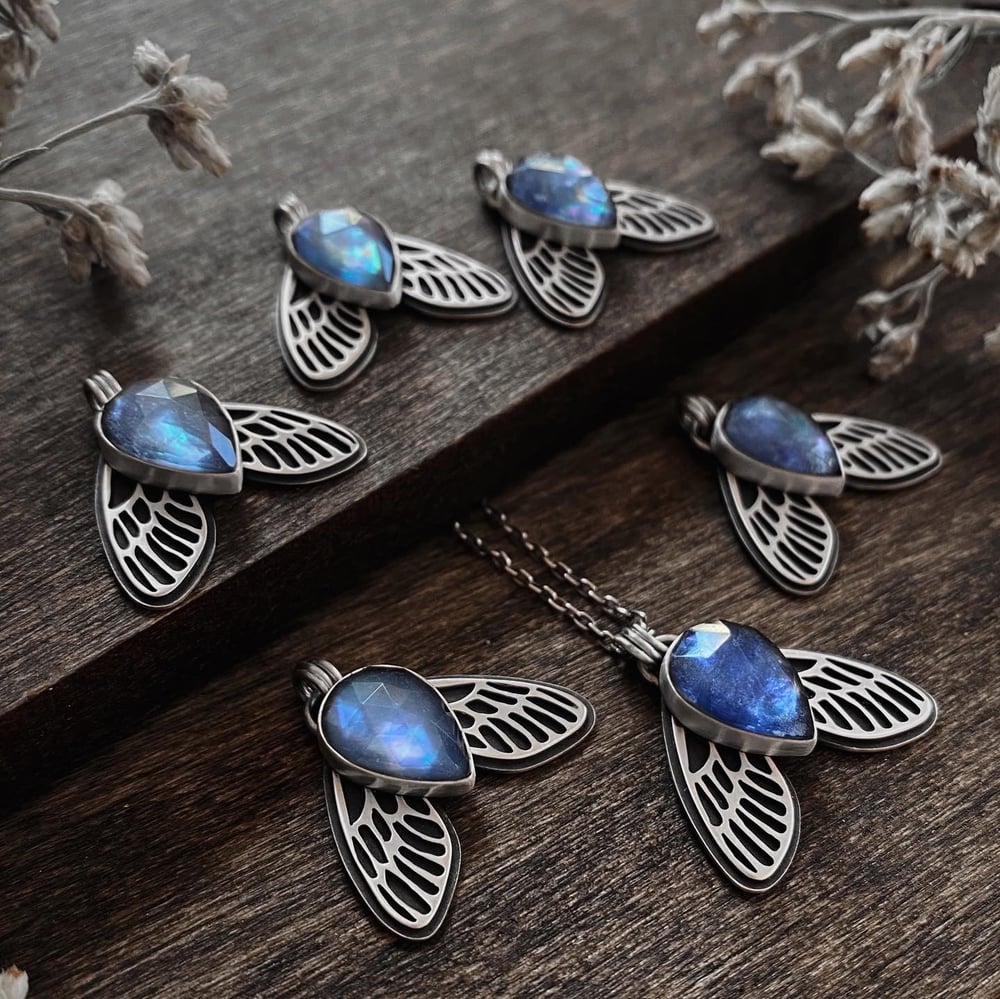 Image of Cicada Wing Necklace
