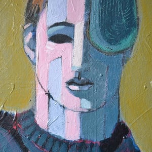 Image of Contemporary Painting, 'Stanley,' Poppy Ellis