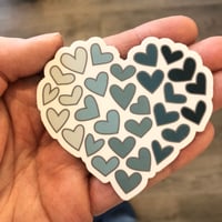 Image 1 of Christmas Heart of Heart Sticker #2