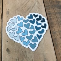 Image 2 of Christmas Heart of Heart Sticker #2