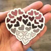 Image 1 of Christmas Heart of Heart Sticker #3