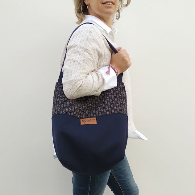 Image of SAC azul-marrón