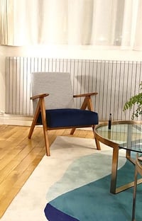 Image 5 of Fauteuil KOMPAS bicolore bleu