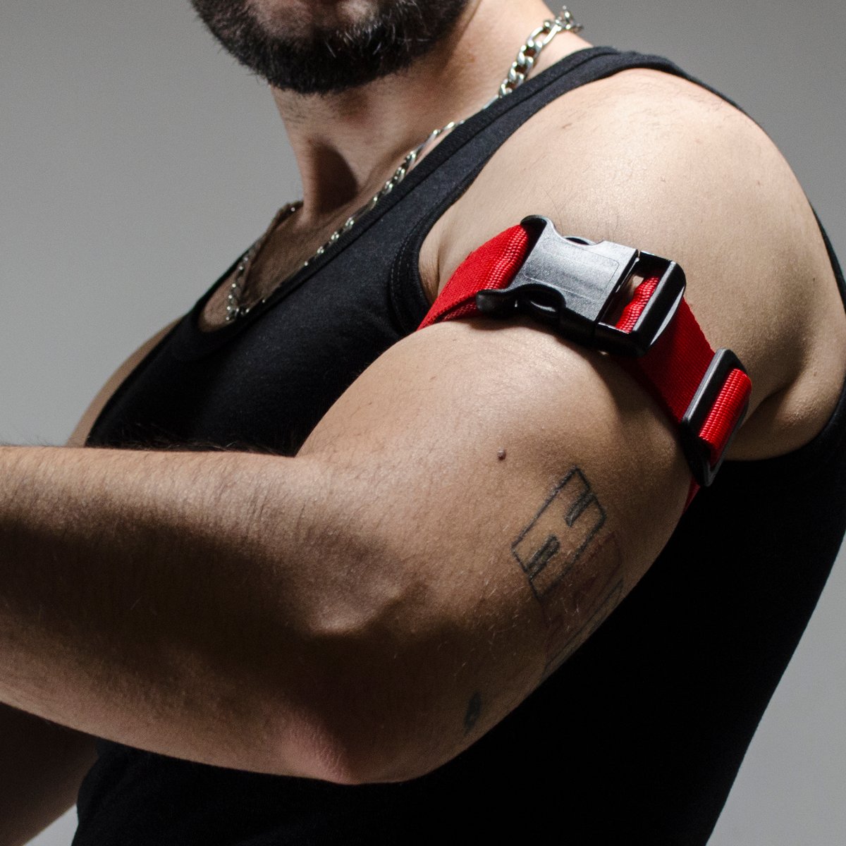 Image of TACTICAL ARMBAND / RED