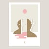 GEMINI ✸ A3 ASTRO RISOGRAPH PRINT