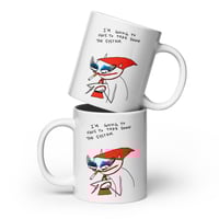 Image 2 of White glossy mug TAKE DOWN THE SYSTEM