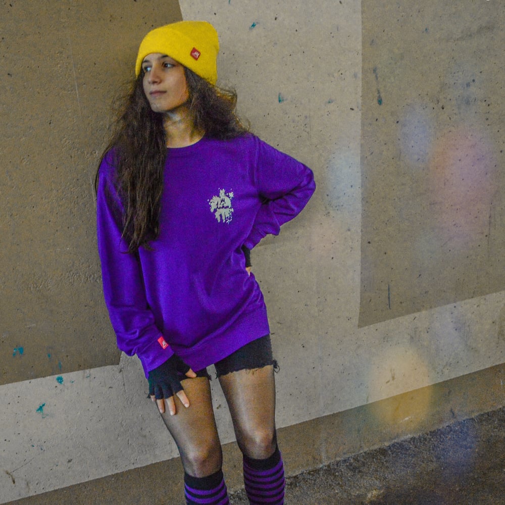 Image of Organic Purple Crew 