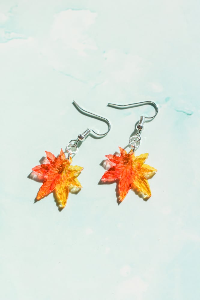 Image of Maple Leaf Earrings