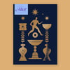  ≈A3 RISOGRAPH PRINT ≈ Altar/ Vase