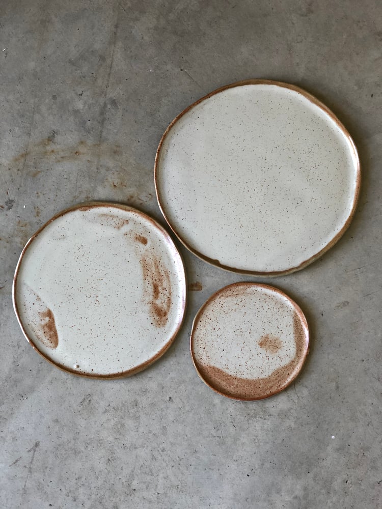 Image of shino plates - set of three